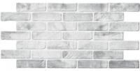 Стеновая панель ПВХ листовая Grace Кирпич старый серый фото