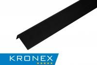 купить Угол завершающий алюминиевый KRONEX 51,5x30x3000 мм Браш черный (ALM-0006) цена