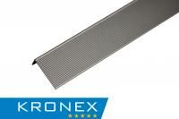 купить Угол завершающий алюминиевый KRONEX 51,5x30x3000 мм Браш серебро (ALM-0004) цена
