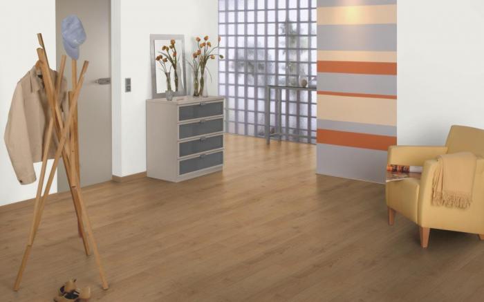 Ламинат EGGER Floorline Classic Solution Дуб нортленд медовый (H2725) фото в интерьере