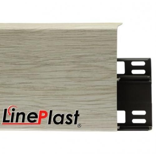 Плинтус напольный  LinePlast Тик норд LB019 фото в интерьере
