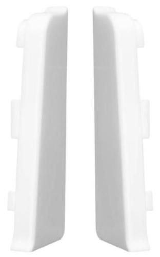 Фурнитура для плинтуса Grace Qvant (76 мм) Заглушка фото в интерьере
