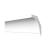 Плинтус потолочный из дюрополимера Белая Лепнина Decor-Dizayn DD37 фото в интерьере