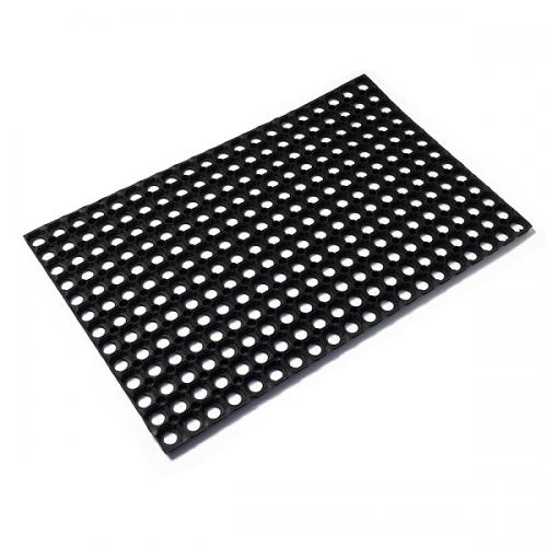 Ячеистый грязесборный коврик Vortex (20002) чёрный, 50x80x1,6 см фото в интерьере
