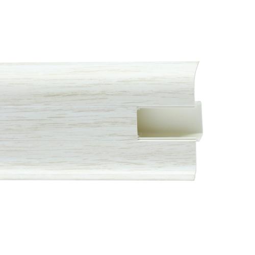 Плинтус напольный Winart (58 мм) 850 Дуб белый фото в интерьере