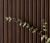 Интерьерная рейка VOX Linerio M-line Панель Chocolate фото в интерьере