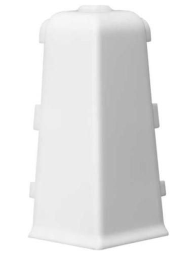Фурнитура для плинтуса Grace Qvant (76 мм) Угол наружный фото в интерьере