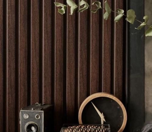 Интерьерная рейка VOX Linerio M-line Панель Chocolate фото в интерьере