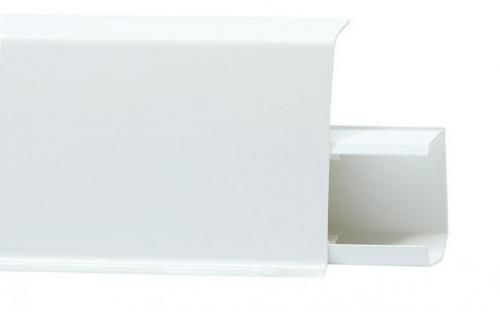 Плинтус напольный Winart Terra 700 Белый Матовый фото в интерьере