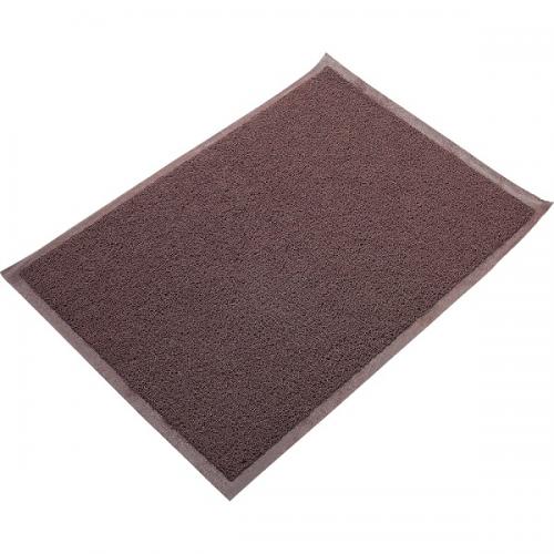 Пористый придверный коврик Vortex (22188) коричневый, 50x70 см фото в интерьере