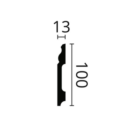 Плинтус напольный из полистирола Noel & Marquet NMC FB2 фото в интерьере